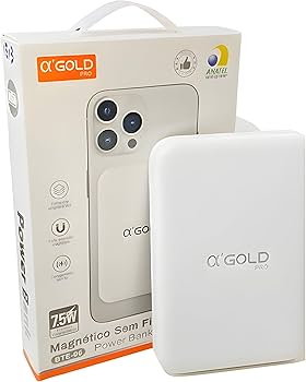 Power bank magnético (MagSafe compatível)